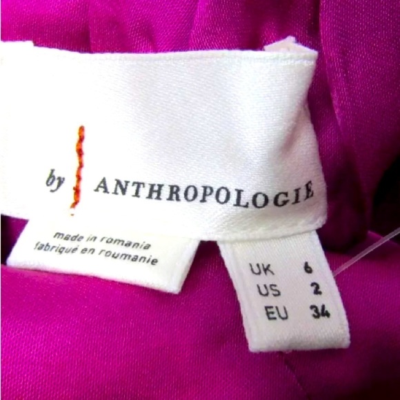 Anthropologie Size 2 Audry Cutout Maxi Dress Pink Purple NWT - Picture 6 of 8